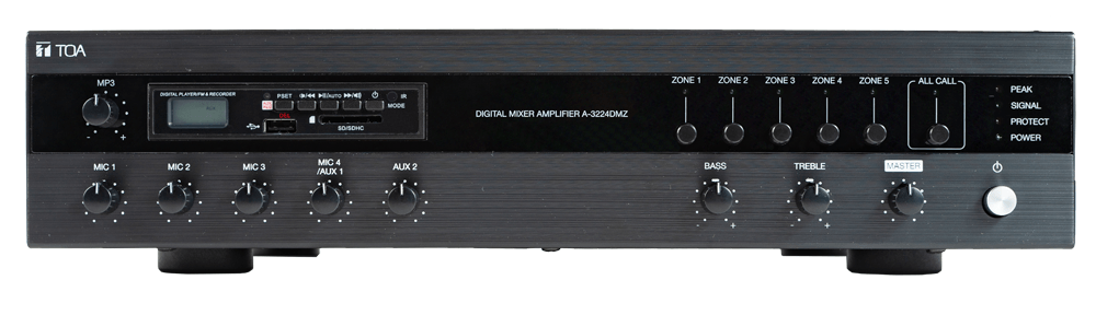 Tăng âm số liền Mixer với MP3 và Zones:Toa A-3212DMZ-AS