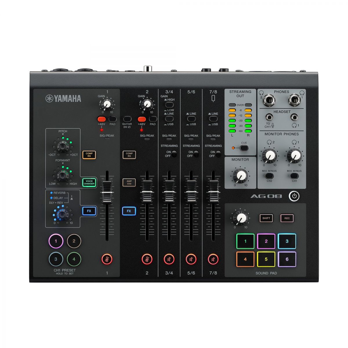 Mixer livestream Yamaha AG08 