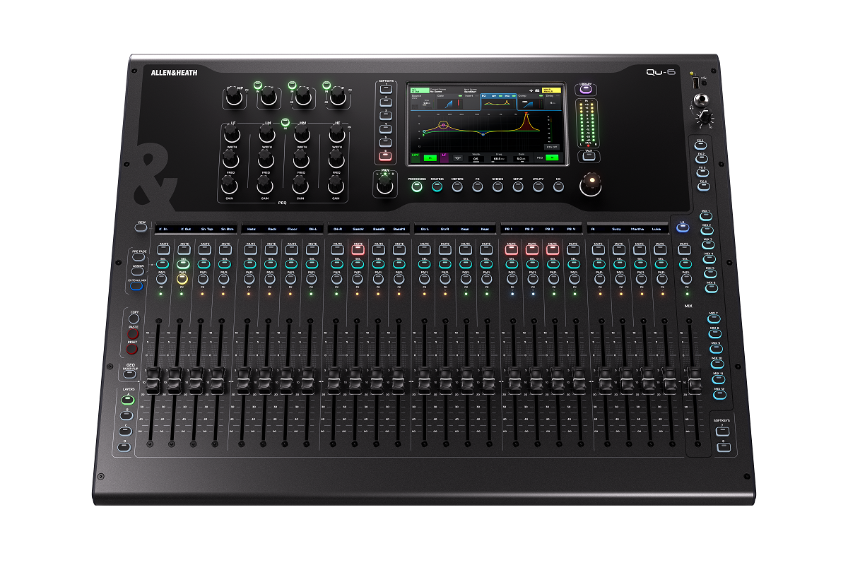 Mixer Digital Allen Heath Qu-6