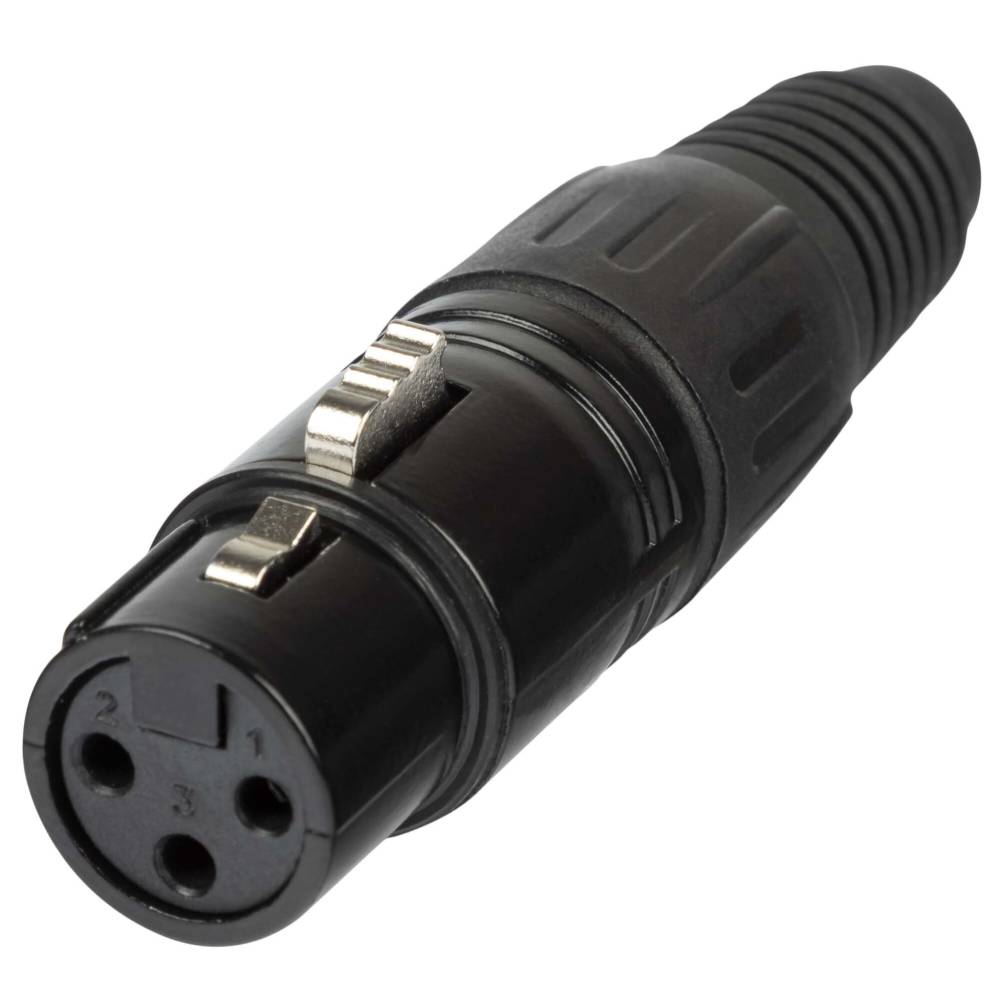 Jack canon cái Proel XLR3FVBK