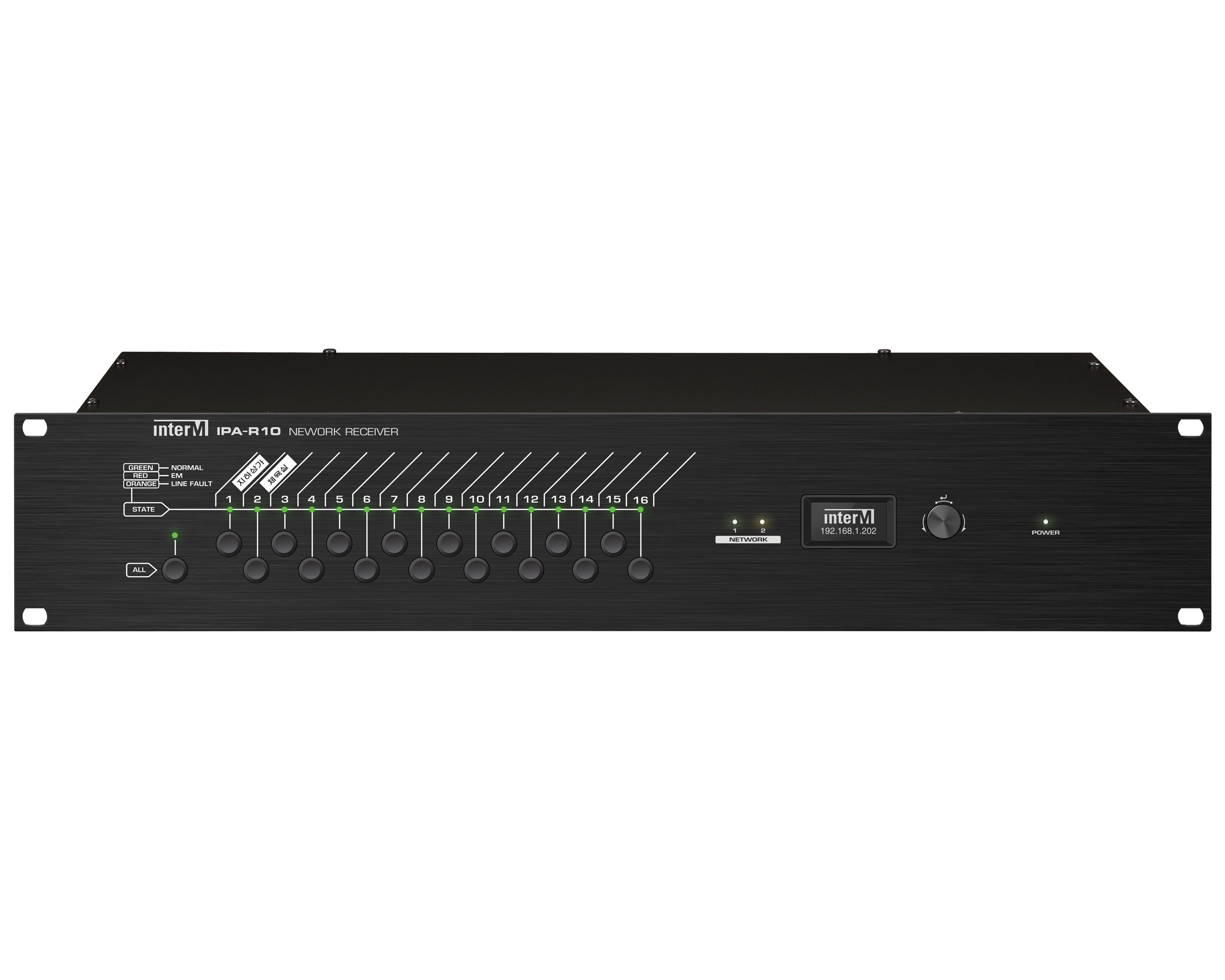 Bộ truyền tín hiệu qua mạng Inter-M IPA-R10