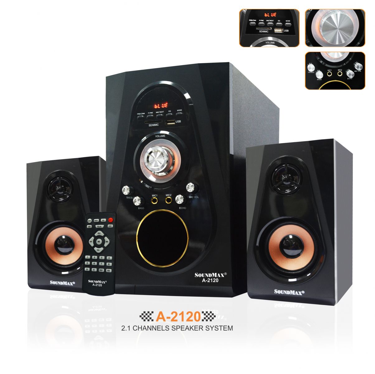 Hệ thống loa 2.1 Soundmax A-2120 