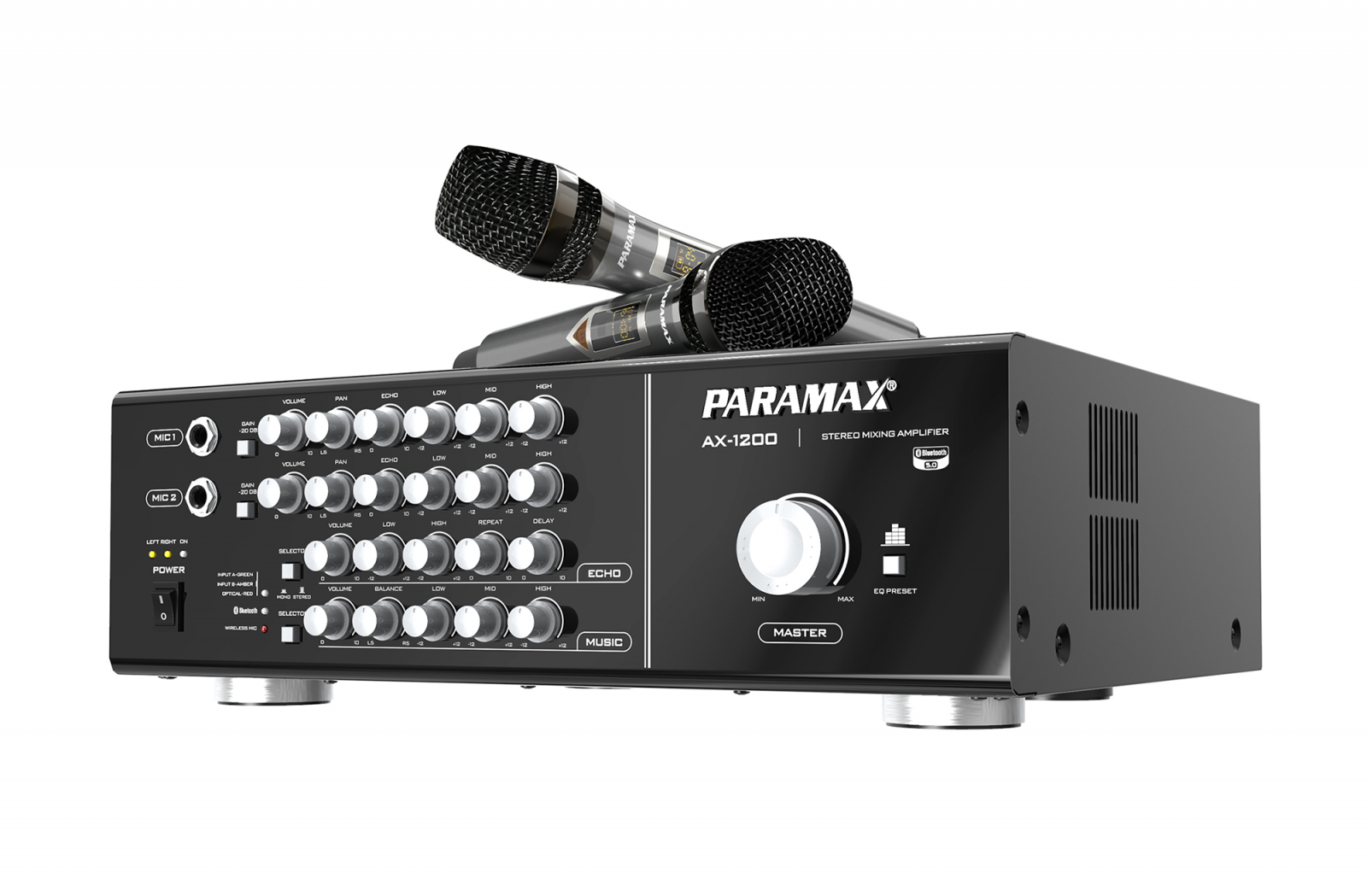 Amply Karaoke Tích Hợp Micro Không Dây AX-1200