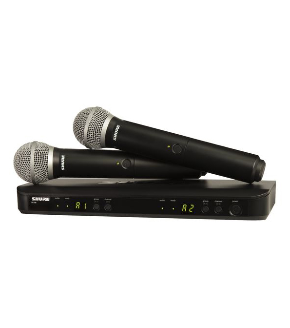 Micro không dây 2 mic Shure BLX288A/PG58