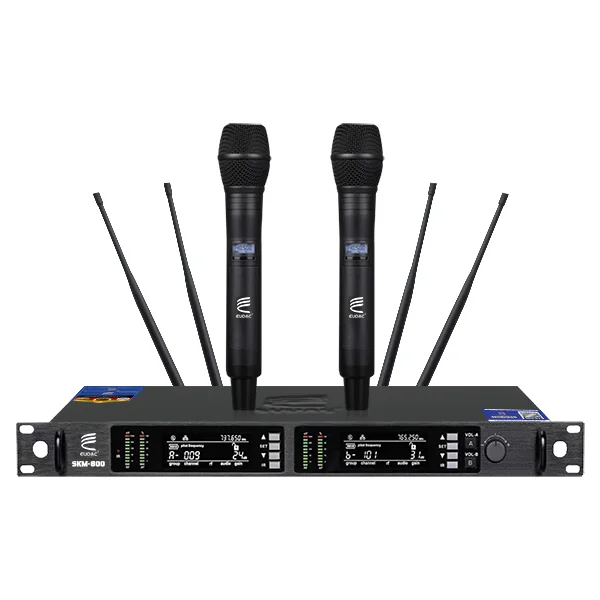 Micro không dây 2 tay mic EUDAC SKM-800