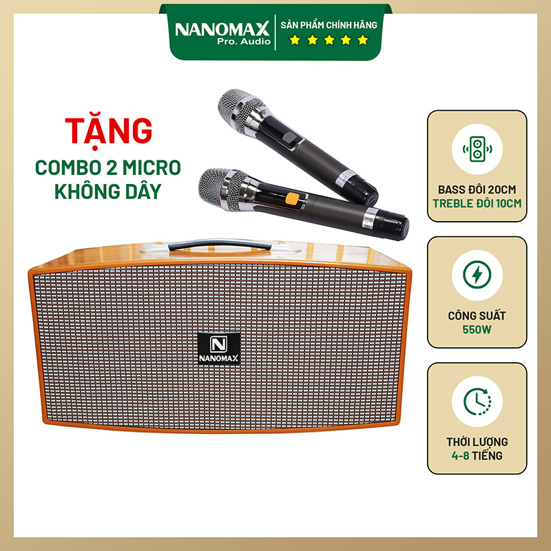 Loa Karaoke Xách Tay Nanomax TA-550