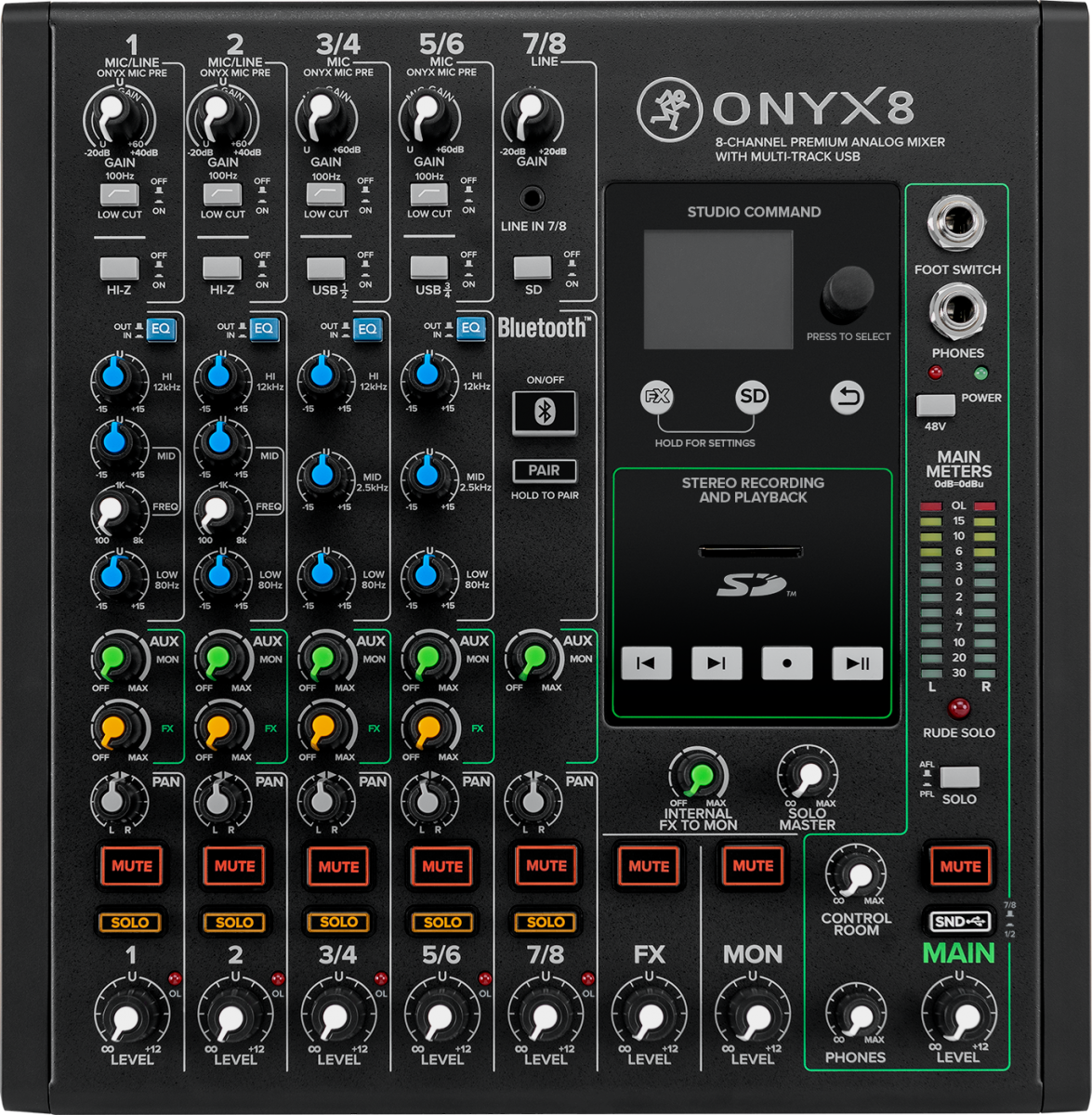 Mixer 8 kênh Mackie Onyx8