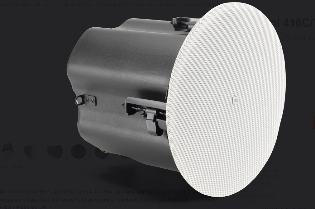 Loa âm trần JBL Control 416C/T