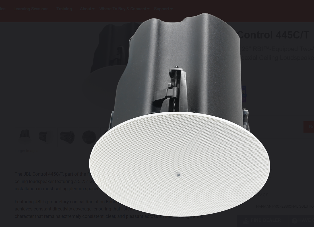 Loa âm trần JBL Control 445C/T