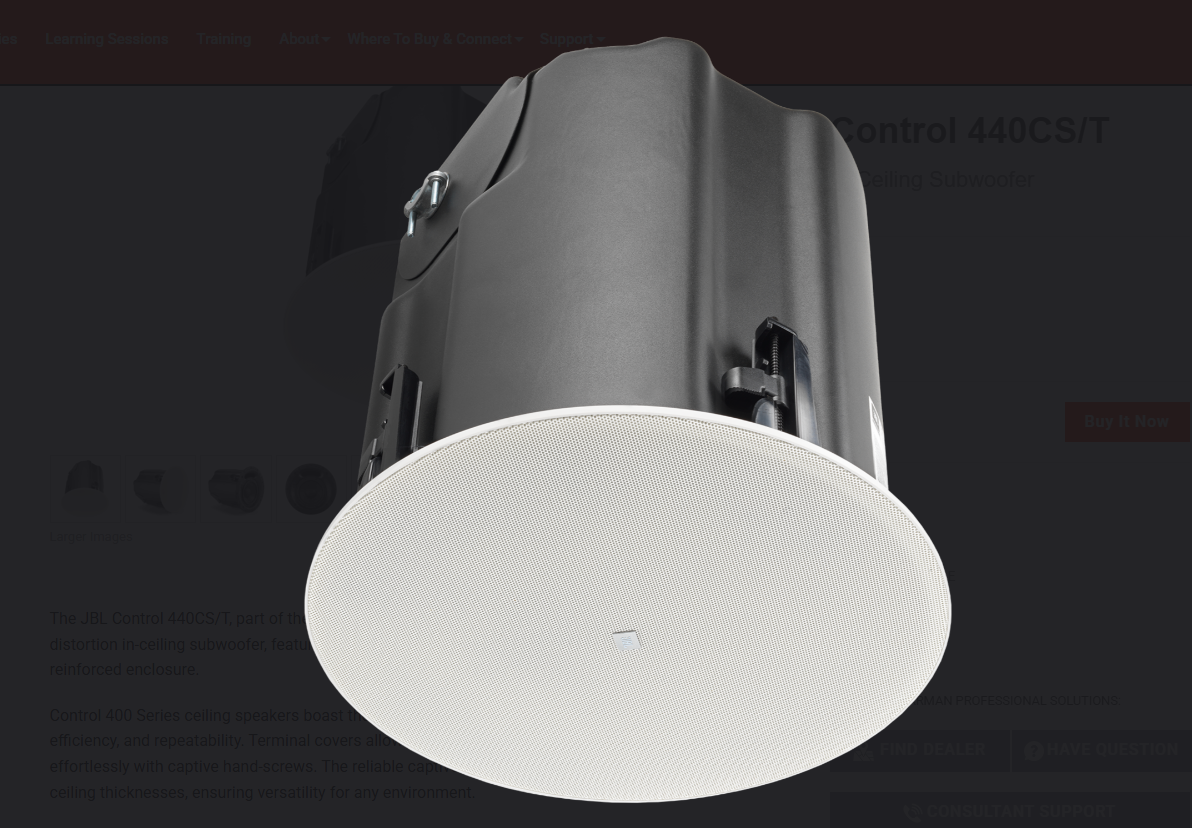 Loa sub âm trần JBL Control 440CS/T
