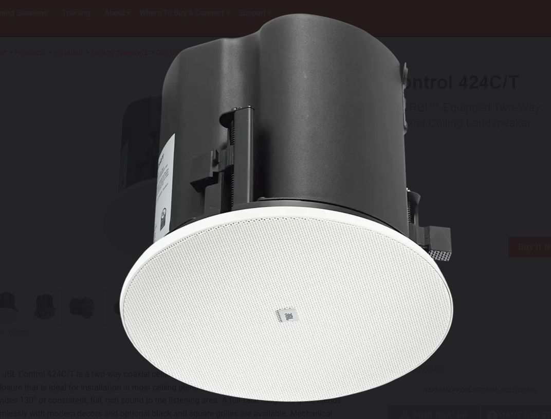 Loa âm trần JBL Control 424C/T