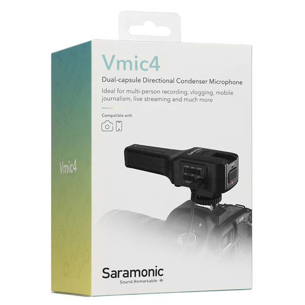 Micro cho máy ảnh và điện thoại Saramonic Vmic4
