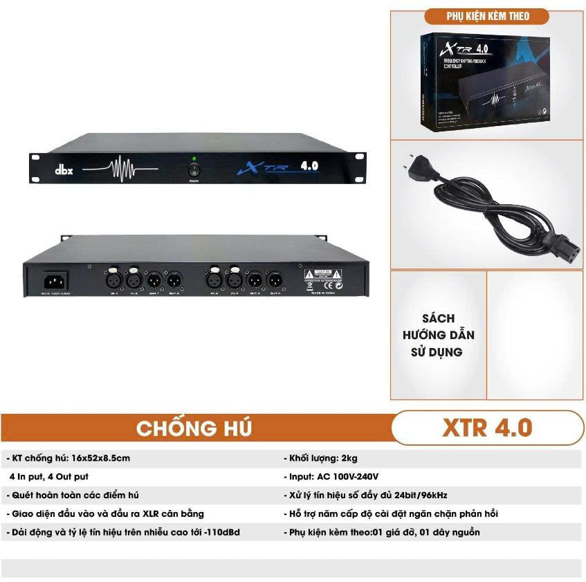 Thiết chị chống hú Oris XTR 4.0